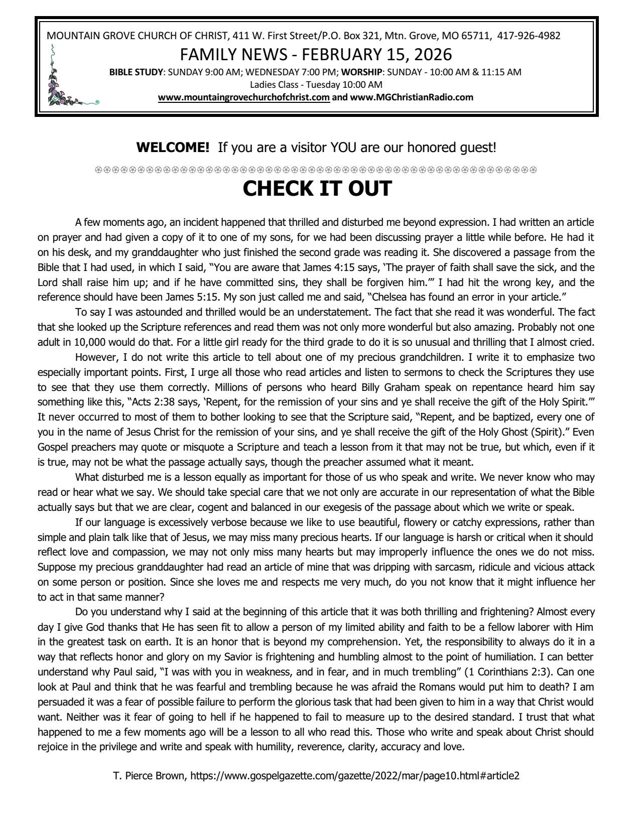 Featured image for “Bulletin: 20260215”