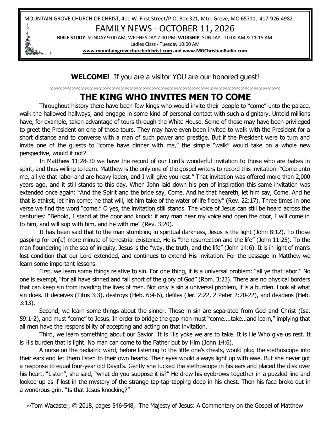 Featured image for “Bulletin: 20261011”